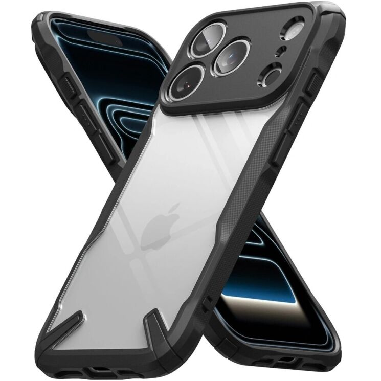 Защитный чехол Ringke Fusion X для iPhone 18 Pro Max (8800380461697) - Black (423982B) Защитный чехол Ringke Fusion X для iPhone 18 Pro Max (8800380461697) - Black: фото 4 из 20
