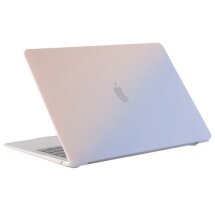 Защитная накладка Deexe Thin Shell для Apple MacBook Air 13 (2022) - Pink / Blue: фото 1 из 5