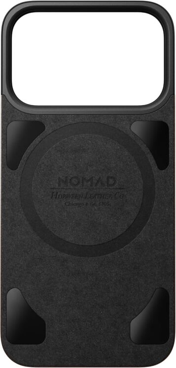 Защитная накладка Nomad Mag Leather Back для iPhone 17 Pro (NM014407858) - Rustic Brown: фото 5 из 9