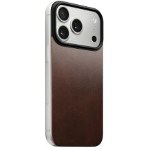 Защитная накладка Nomad Mag Leather Back для iPhone 17 Pro (NM014407858) - Rustic Brown: фото 1 из 9