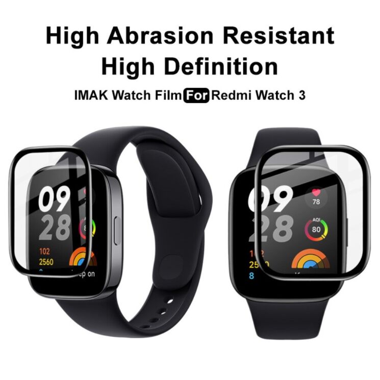 Защитная пленка IMAK Watch Film для Xiaomi Redmi Watch 3 - Black: фото 3 из 7