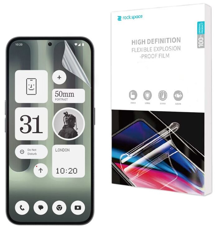 Защитная пленка на экран RockSpace Explosion-Proof SuperClear для Nothing Phone (2a) Plus: фото 1 из 10