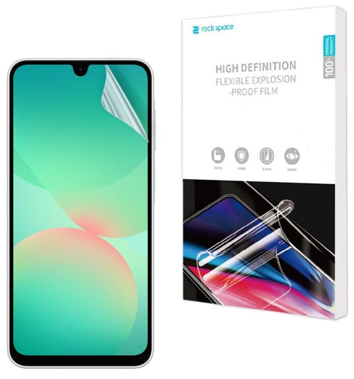 Защитная пленка на экран RockSpace Explosion-Proof SuperClear для Samsung Galaxy A26 (A266): фото 1 из 10