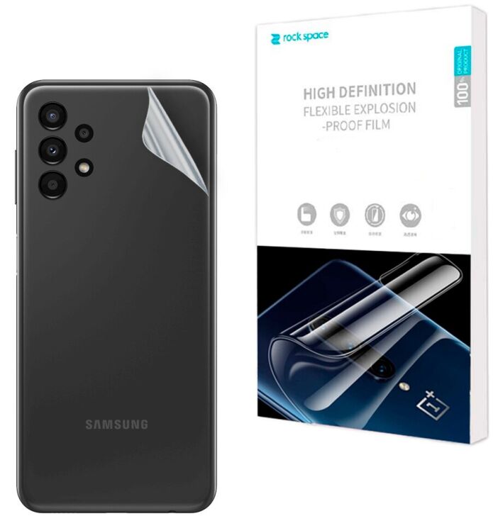 Защитная пленка на заднюю панель RockSpace Explosion-Proof SuperClear для Samsung Galaxy A13 (А135): фото 1 из 9