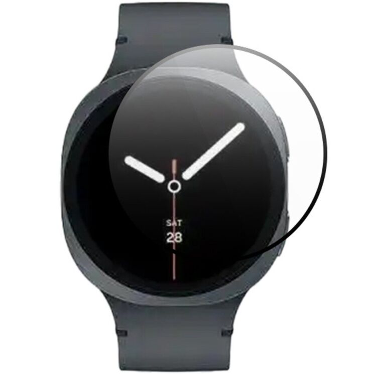 Защитная пленка RURIHAI 3D Curved Film для Samsung Galaxy Watch 8 (40mm) - Black: фото 1 из 5