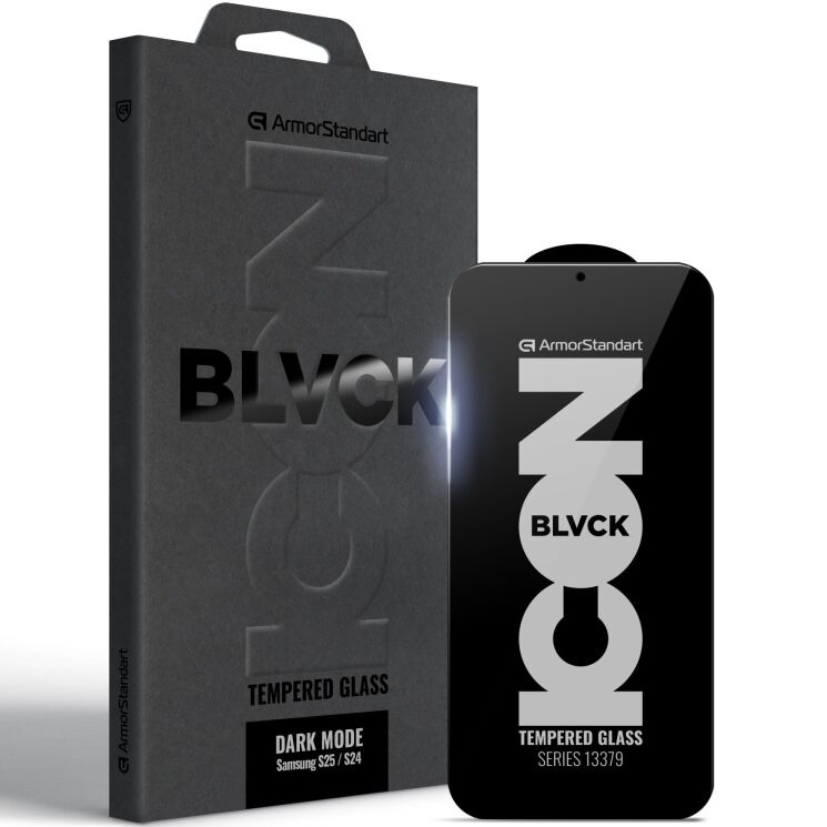 Захисне скло ArmorStandart Dark Mode BI для Samsung Galaxy S24 (S921) / Galaxy S25 (S931) - Black: фото 1 з 1