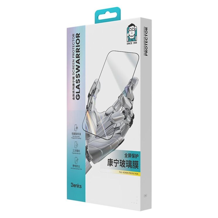 Захисне скло BENKS Full Glue Installl для Samsung Galaxy S26 Ultra (S948) - Black (406261) Захисне скло BENKS Full Glue Installl для Samsung Galaxy S26 Ultra (S948) - Black: фото 8 з 8