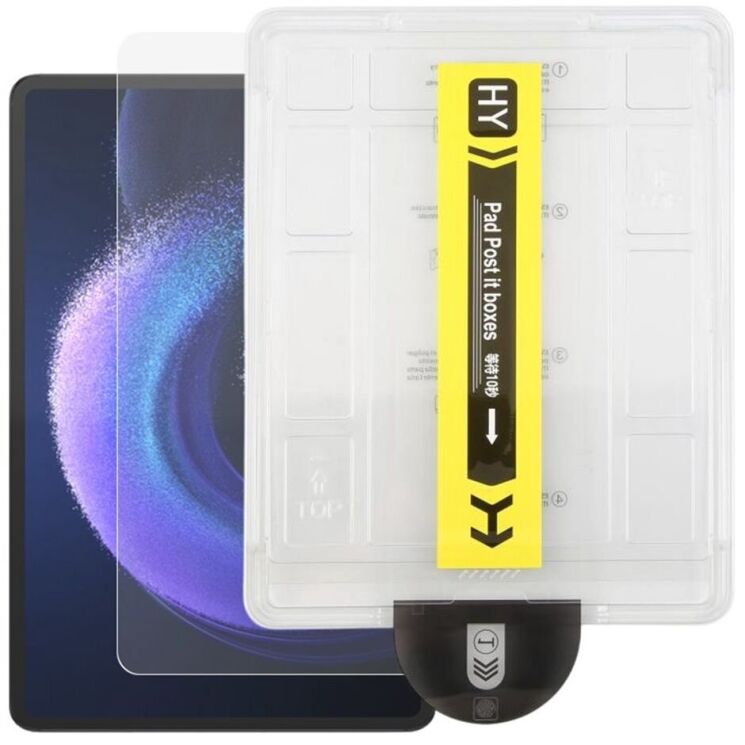 Защитное стекло Deexe Crystal Easy Install Glass для Xiaomi Pad 6 / 6 Pro: фото 1 из 8