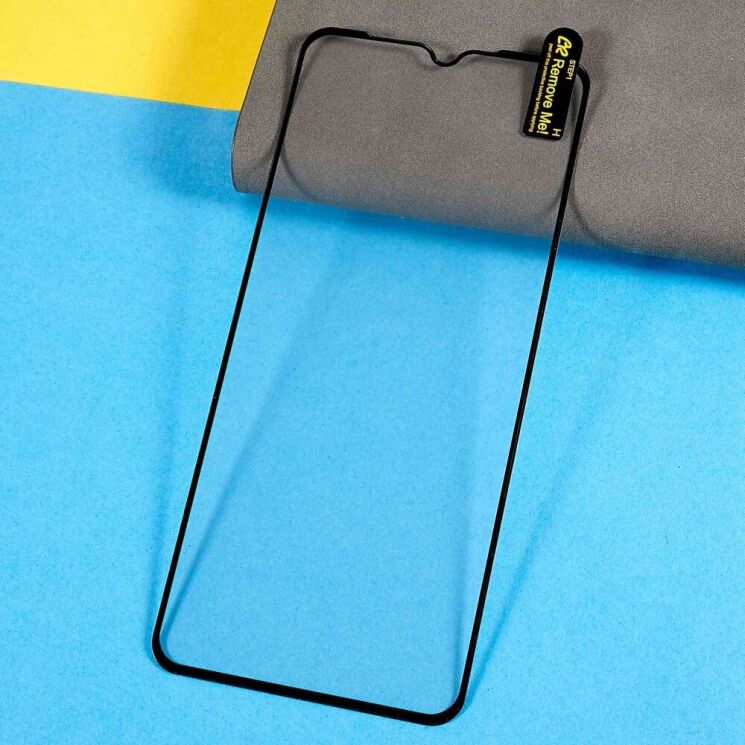 Захисне скло Deexe Full Glue Coverage для Nokia C32 - Black: фото 4 з 8
