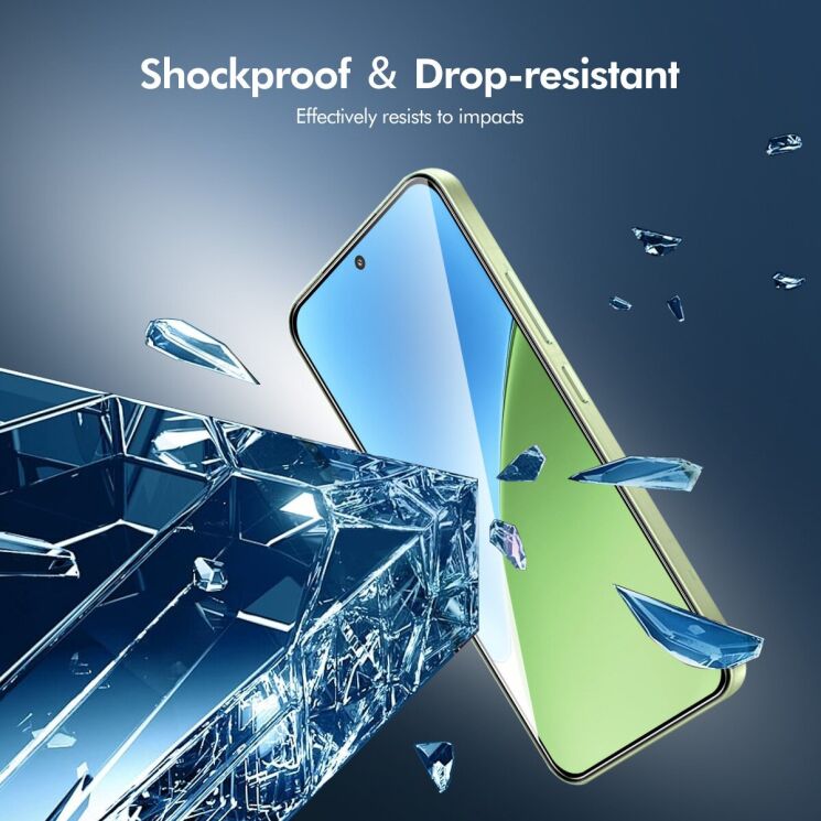 Захисне скло ENKAY Easy Install Full Glue для Xiaomi 15T Pro - Black: фото 5 з 7