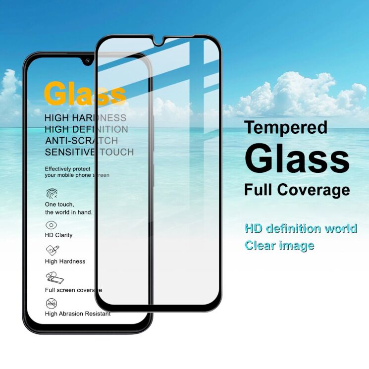 Защитное стекло IMAK 5D Pro+ Full Glue для Xiaomi Redmi A7 Pro - Black: фото 9 из 10