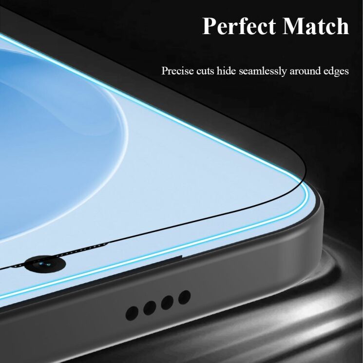 Защитное стекло LEREACH Tempered Glass Full Screen Protector для Xiaomi Poco F8 Ultra - Black: фото 8 из 11