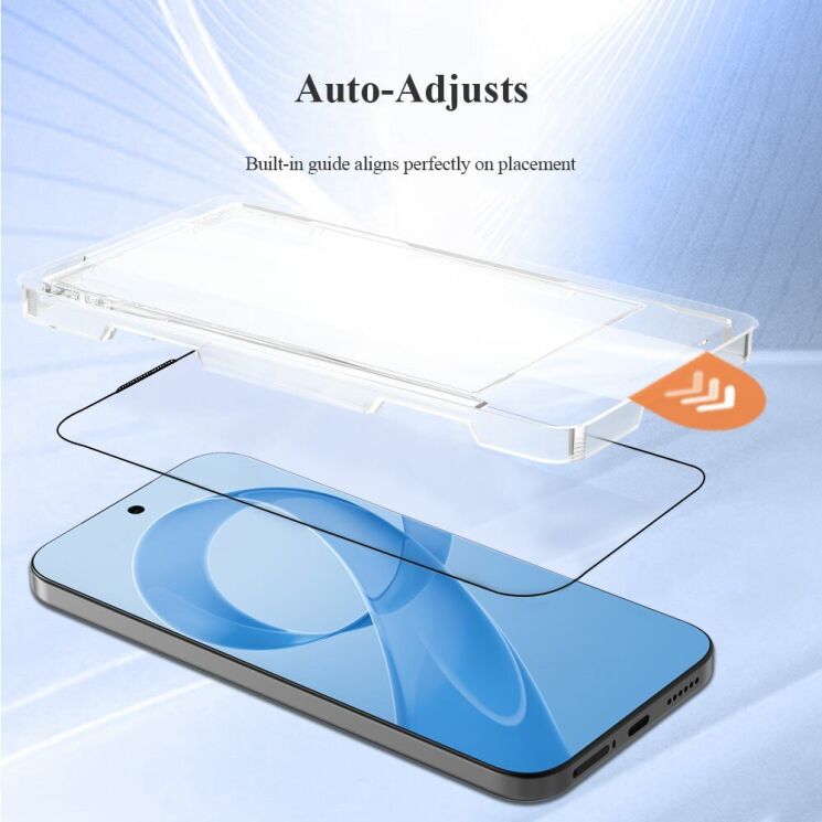 Защитное стекло LEREACH Tempered Glass Full Screen Protector для Xiaomi Poco F8 Ultra - Black: фото 6 из 11