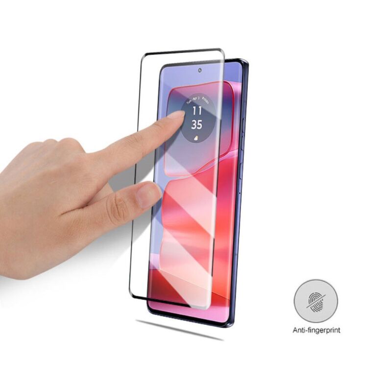 Защитное стекло MOCOLO 3D Curved Full Glue для Motorola Edge 50 Pro - Black: фото 4 из 9