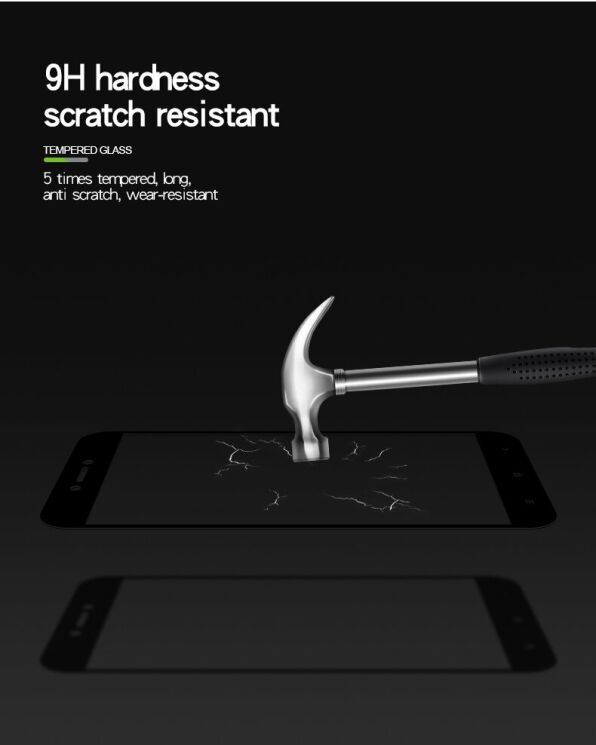 Защитное стекло MOFI 9H Full Cover Glass для Xiaomi Redmi Go - Black: фото 9 из 14