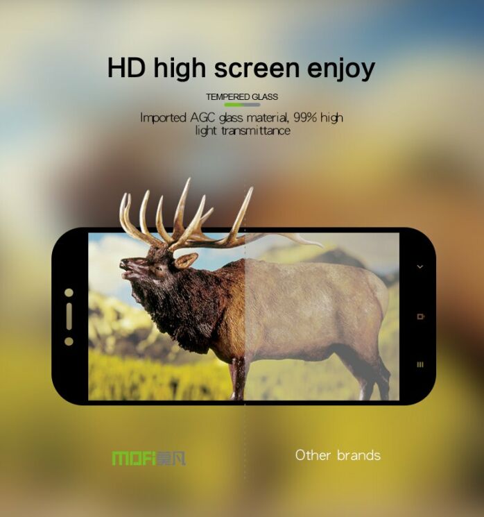 Защитное стекло MOFI 9H Full Cover Glass для Xiaomi Redmi Go - Black: фото 12 из 14