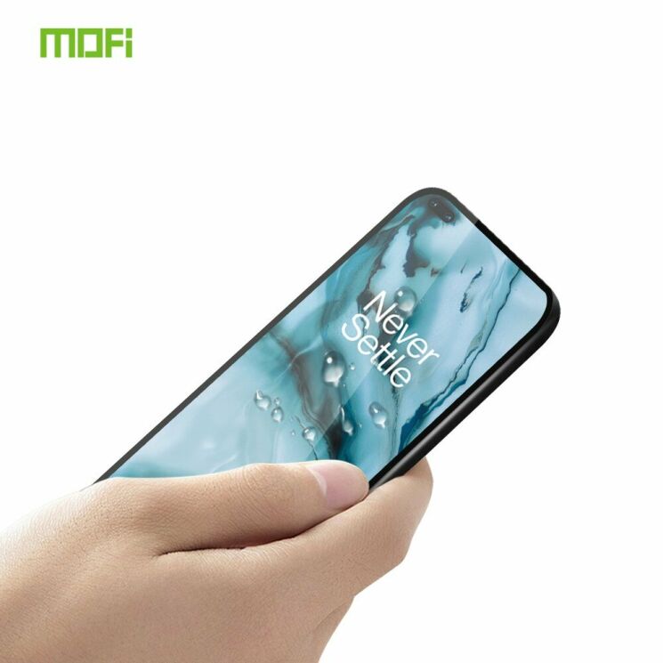 Защитное стекло MOFI Full Glue Protect для OnePlus Nord - Black: фото 4 из 17