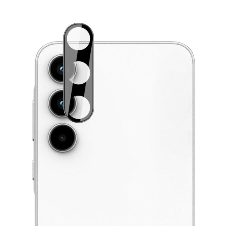 Защитное стекло на камеру IMAK Black Glass Lens для Samsung Galaxy A35 (A356) - Black: фото 3 из 10