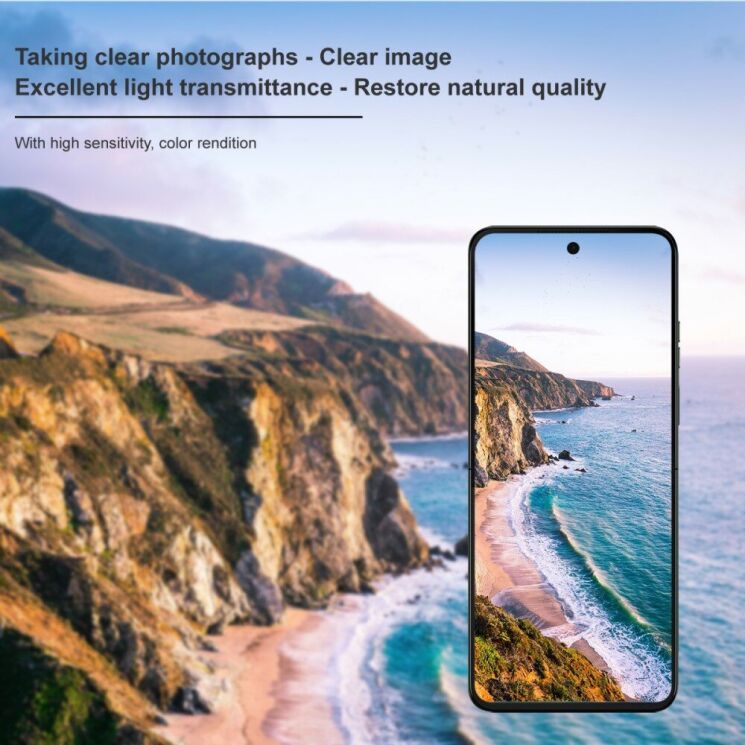 Защитное стекло на камеру IMAK Integrated Lens Protector для Motorola Razr 50 Ultra: фото 6 из 7