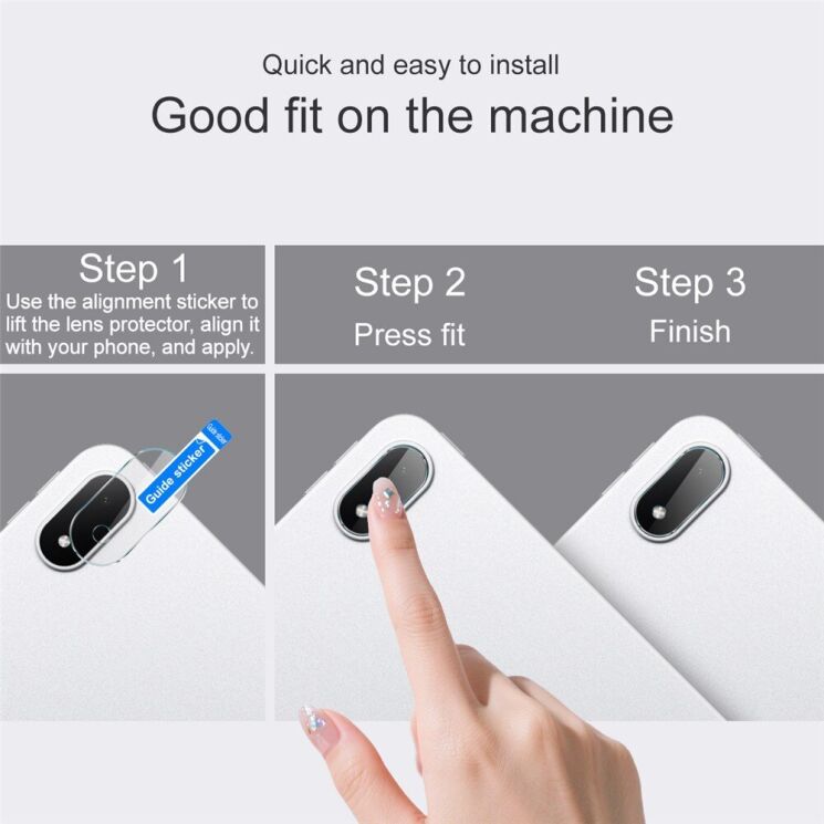 Защитное стекло на камеру IMAK Integrated Lens Protector для Samsung Galaxy Tab S11 Ultra (X930/X936): фото 6 из 8