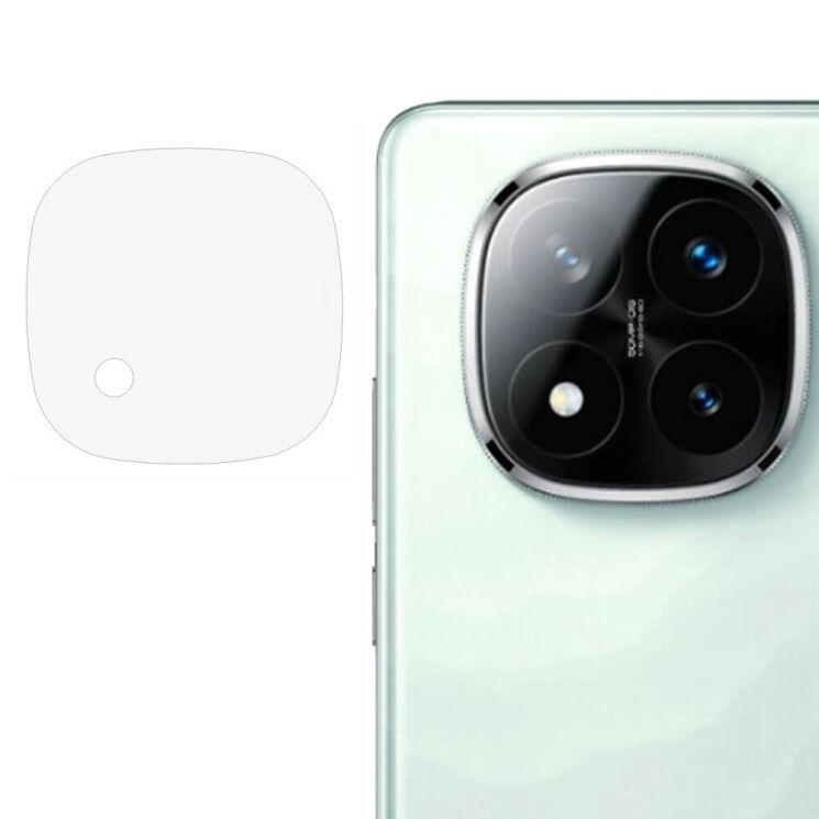 Защитное стекло на заднюю камеру Deexe Lens Protector для Xiaomi Redmi Note 14 Pro Plus: фото 1 из 5