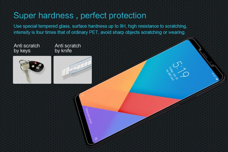 Защитное стекло NILLKIN Amazing H для Xiaomi Mi Max 3: фото 5 из 15