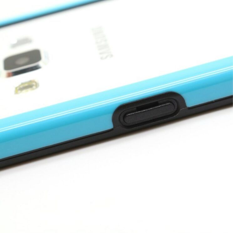 Защитный бампер Deexe Solid Bumper для Samsung Galaxy A5 (A500) - Blue: фото 13 из 16