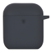 Защитный чехол 2E Pure Color Silicone (3mm) для Apple AirPods 1 / 2 - Carbon Gray (204513H). Фото 2 из 3