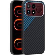 Захисний чохол ABEEL Carbon Fiber Case (FP) для Xiaomi Poco F9 Ultra - Black / Blue: фото 1 з 9
