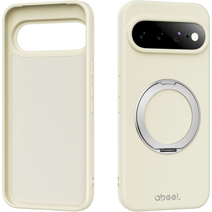 Защитный чехол ABEEL Lyra Skin Kickstand with MagSafe для Google Pixel 11 Pro - Beige: фото 1 из 6