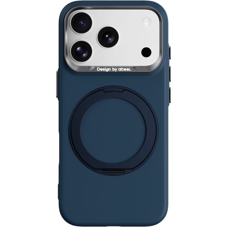 Захисний чохол ABEEL Silk Ring Magnetic для iPhone 18 Pro Max / 17 Pro Max - Dark Blue: фото 1 з 7
