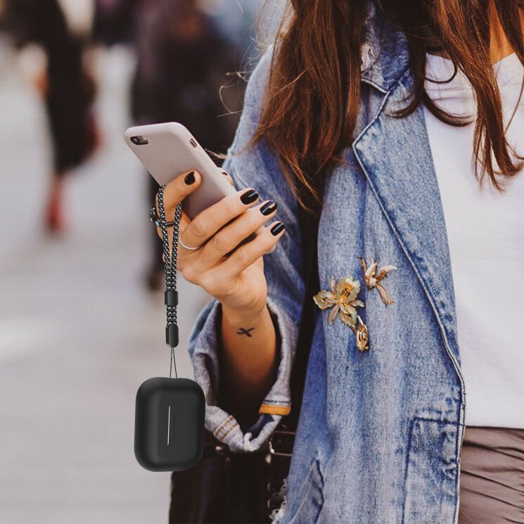 Защитный чехол AHASTYLE Silicone Case для AirPods Pro 3 - Light Purple: фото 5 из 6