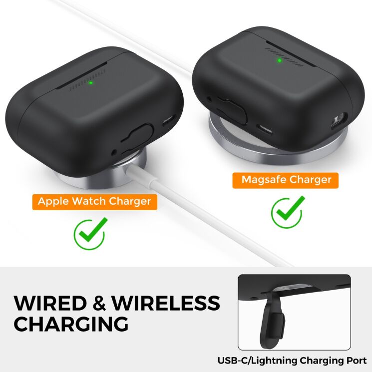 Защитный чехол AHASTYLE Silicone Case для AirPods Pro 3 - Light Purple: фото 2 из 6