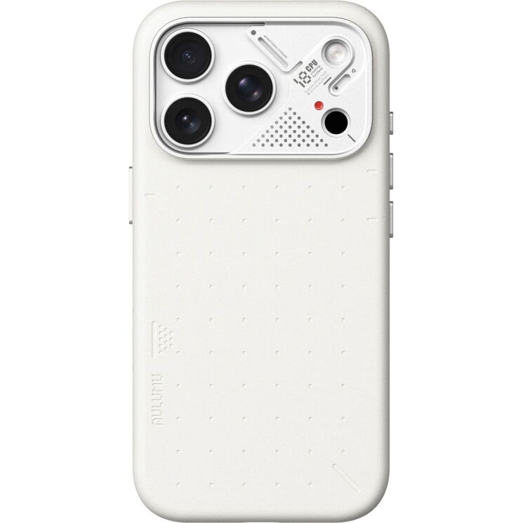 Захисний чохол AULUMU Particle Vegan Leather Case для iPhone 18 Pro / 17 Pro - White: фото 1 з 9