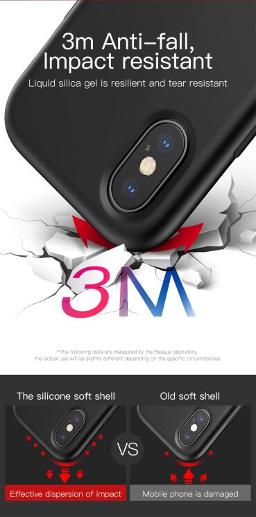Защитный чехол BASEUS Original LSR Series для Apple iPhone XS Max - Pink: фото 14 из 19