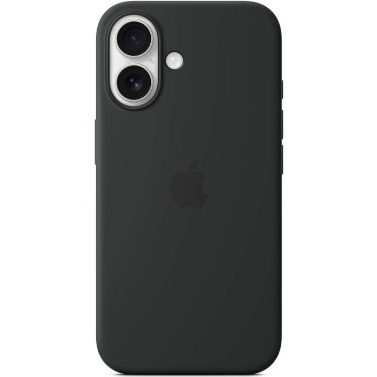 Защитный чехол Copiex Silicone Case with MagSafe для Apple iPhone 16 - Black: фото 2 из 4