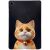 Защитный чехол Deexe Animal Series для Samsung Galaxy Tab A11 Plus (X230/236) - Shorthair Cat: фото 1 из 4