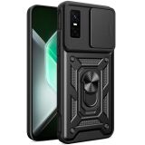 Защитный чехол Deexe Armor Shield для Infinix GT 30 Pro - Black: фото 1 из 9