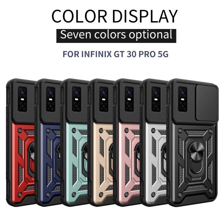 Захисний чохол Deexe Armor Shield для Infinix GT 30 Pro - Black: фото 9 з 9