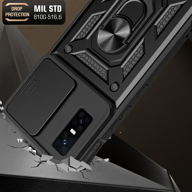Захисний чохол Deexe Armor Shield для Infinix GT 30 Pro - Black: фото 2 з 9