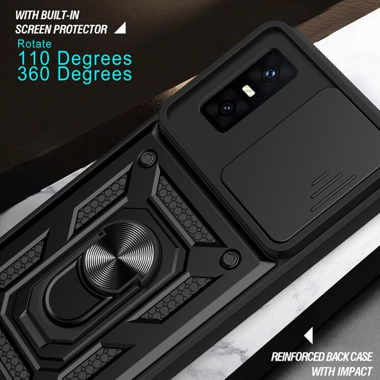 Захисний чохол Deexe Armor Shield для Infinix GT 30 Pro - Black: фото 6 з 9