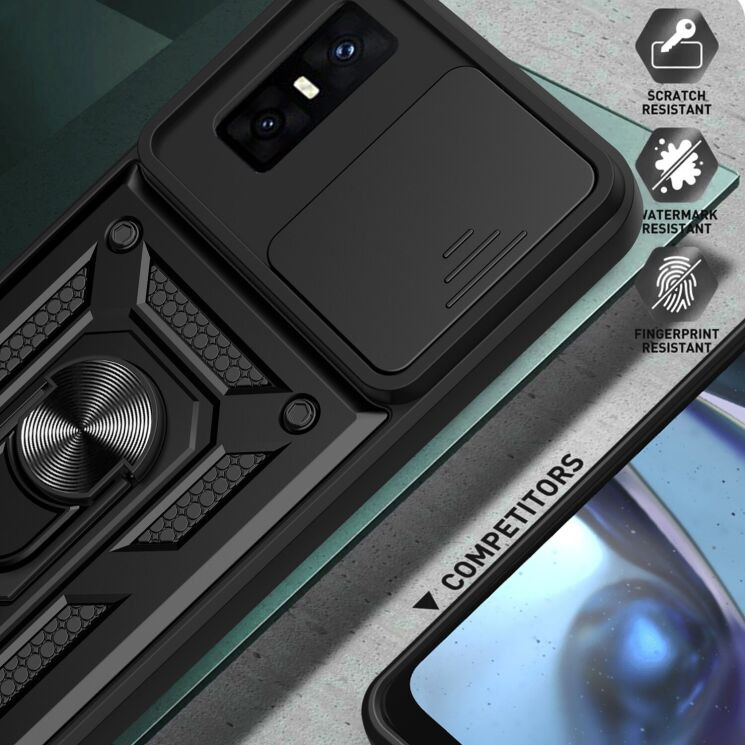 Захисний чохол Deexe Armor Shield для Infinix GT 30 Pro - Black: фото 3 з 9