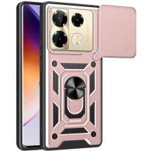Захисний чохол Deexe Armor Shield для Infinix Note 40 Pro - Rose Gold: фото 1 з 8