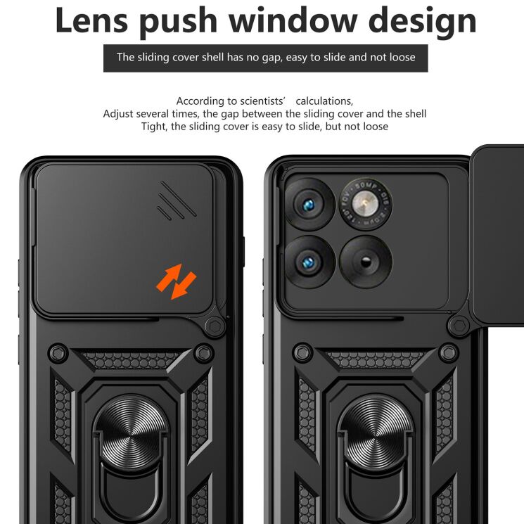 Захисний чохол Deexe Armor Shield для Motorola Edge 70 - Black: фото 9 з 10