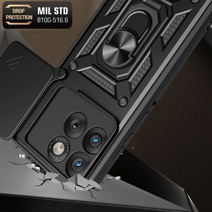 Захисний чохол Deexe Armor Shield для Motorola Edge 70 - Black: фото 2 з 10