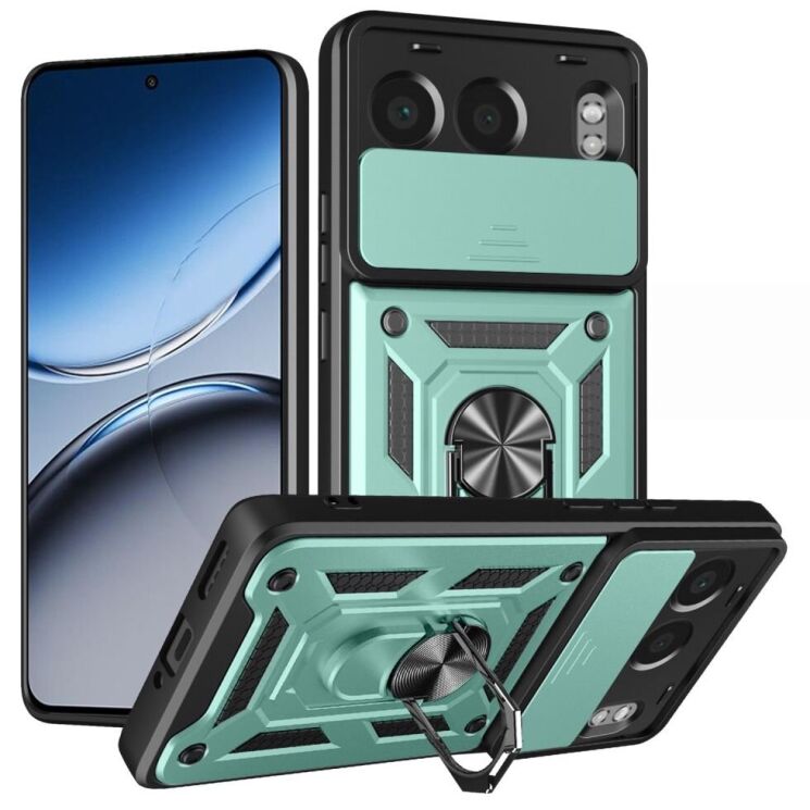 Защитный чехол Deexe Armor Shield для OnePlus Nord 4 - Green: фото 1 из 9