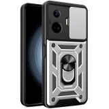 Чехол с защитой камеры Deexe Armor Shield для Realme GT3 / GT Neo 5 - Silver: фото 1 из 8
