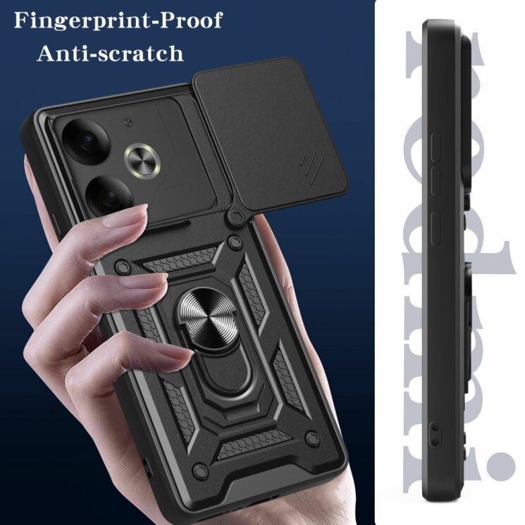 Защитный чехол Deexe Armor Shield для TECNO Pova 6 - Silver: фото 6 из 8