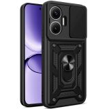 Захисний чохол Deexe Armor Shield для Xiaomi Poco F7 - Black: фото 1 з 9