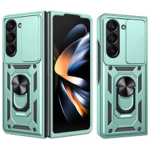 Защитный чехол Deexe Armor Shield (FF) для Samsung Galaxy Fold 7 - Green: фото 1 из 11